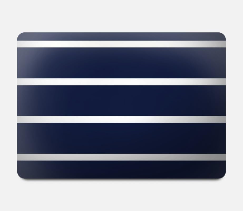 Housse MacBook Air 13 antichoc Navy White Striped A2681 A3113 protégé - 2