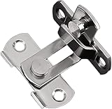 Schiebetrocks -Schloss, Edelstahl -Türverriegelung, 90 -Grad -Türschnalle for Schrank, Stange, Schrank, Schuppen, Kabine, Garage, Türschloss (Größe: 49 mm) (Size : 49mm)