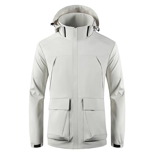 Manteau imperméable homme pour rester au sec en randonnée extérieure sous la pluie légère