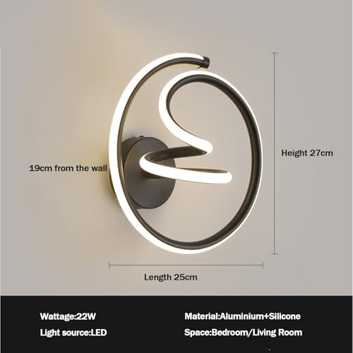 Aplique LED de interior con control remoto y temperatura de luz regulable 6
