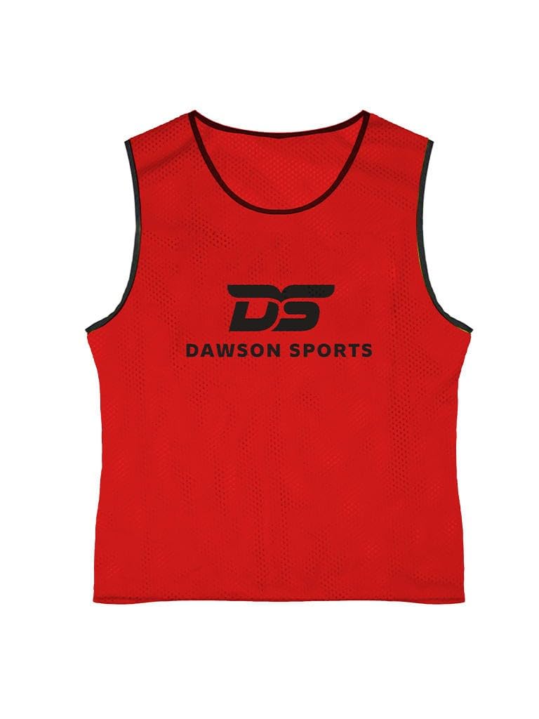 DAWSON SPORTS Unisex Adult Mesh Training Bib - M (B,Y,R,G) (4102) Multicoloured, Medium