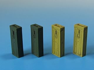 Eureka E-004 1/35 Metal Ammo Boxes for 7.5 cm Kw.K.37/STU.K.37 L/24 5pcs Resin