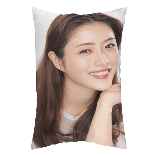 For 石原さとみ 16 枕カバー ロング枕カバー 両面印刷 柔らかく生地 横寝用抱き枕 向き寝 室内装飾 12 "x20 "