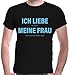 Produktbild buXsbaum® Herren T-Shirt Liebe Frau Fahrrad Rad Cycle Spruch | XL, Schwarz