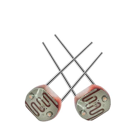 Chironal 200 peças x 5506/5516 / 5528/5537 / 5539/5547 / 5549 Resistor de luz LDR 5 mm resistência f