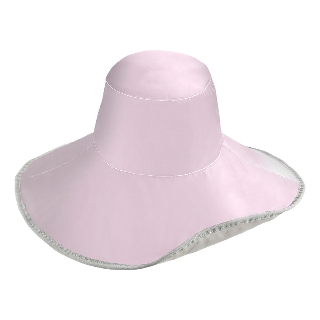 Generic Sombrero de verano para mujer, de ala ancha, con flores, visera floral, plegable, elegante, anti-UV, sombrero de playa para mujer