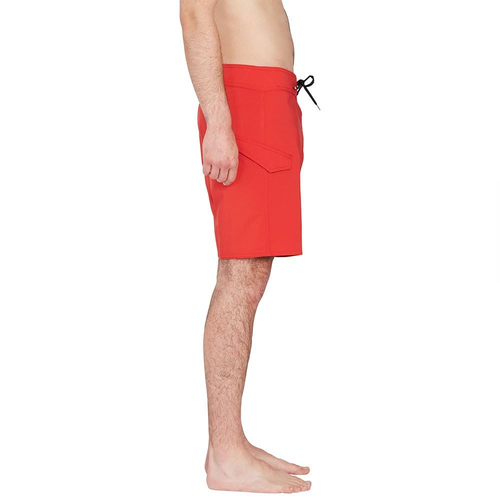 Volcom - Boardshorts Lido Solid Mod 18 Ribbon Red Herren – Rot