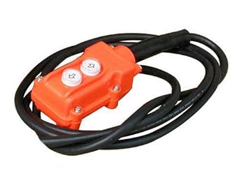Bailey HPU Dump Trailer Remote Control Switch 2-Button Double-Acting Hydraulic Cylinder Controller 3-Wire Remote with 10 Ft Cord, Magnet Mount for 12V DC Power Units Model 251319