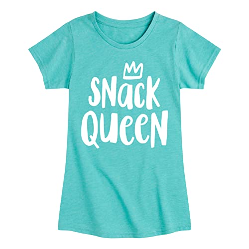 Instant Message - Snack Queen - Toddler & Youth Girls Short Sleeve Graphic T-Shirt