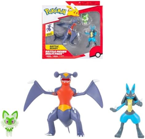 MULTIPACK 3 FIGURAS CAMPEAS, POKEMON, SUNNY