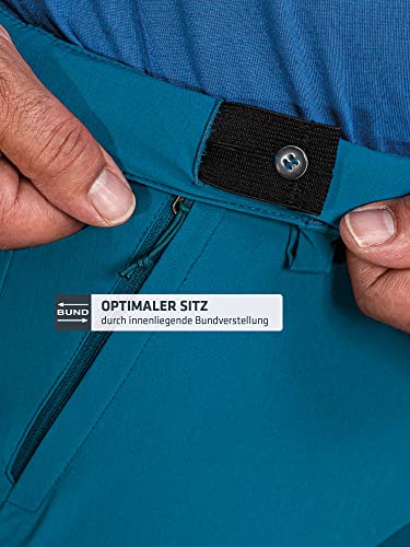 Schöffel Herren Shorts Folkstone, vielseitige kurze Wanderhose mit verstellbarem Bund, Outdoor Hose mit praktischen Taschen, asphalt, 56