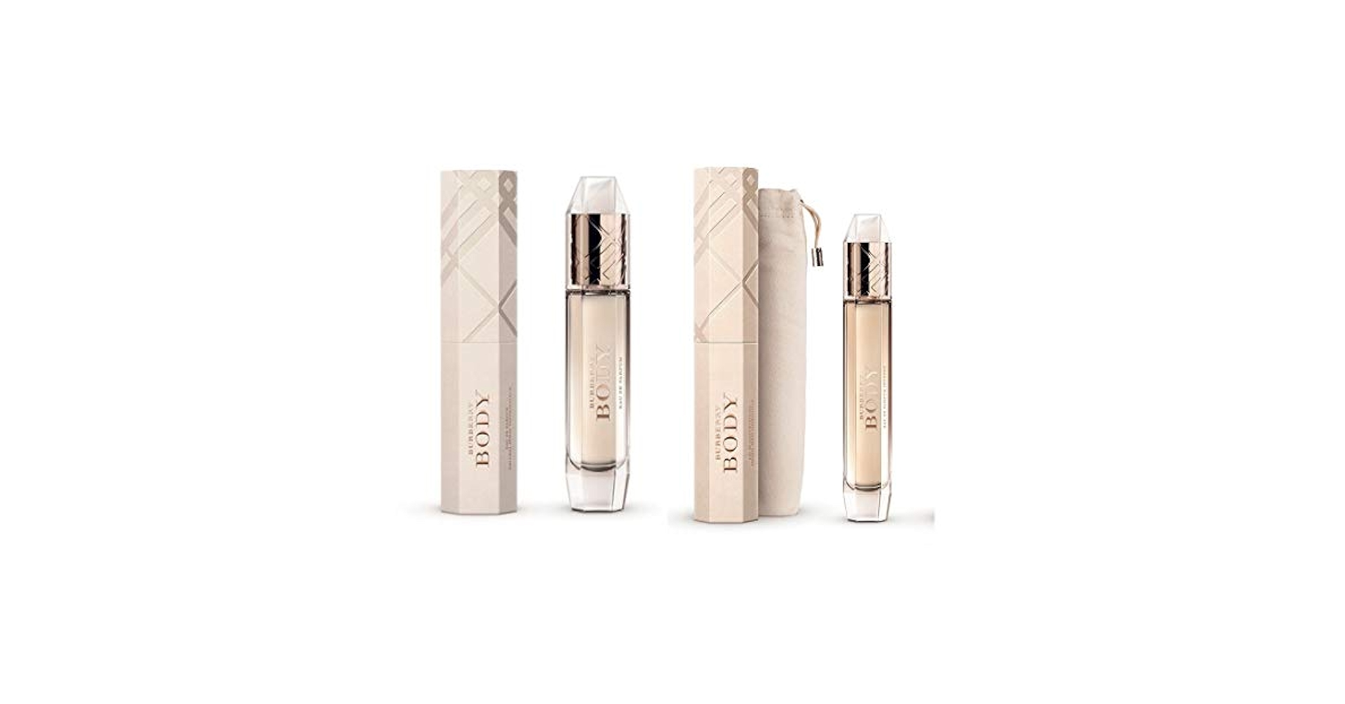 Burberry Body Eau de Parfum & Body Intense,85ml (Bundle of 2
