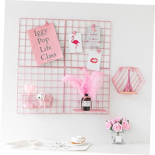 Décorations murales en filet de fer rose légères et solides pour une maison moderne - 6