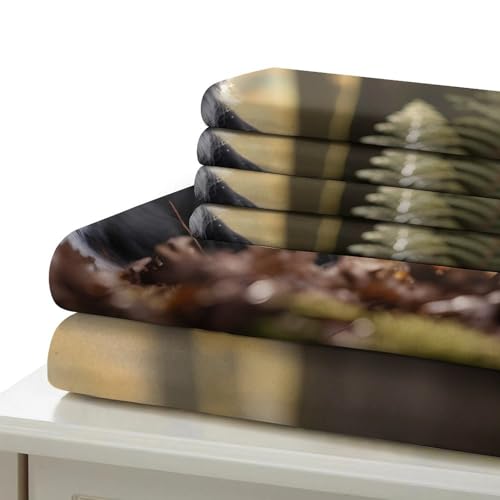 Parure de lit fleurs sauvages en microfibre de qualité supérieure durable - 7