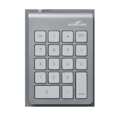 Bluestork BLU_KBNUM_Mac Pave Numérique USB pour Mac Argent