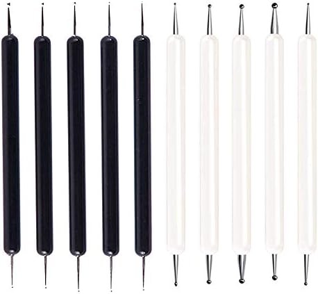 10 Pcs Embossing Stylus Set Dotting Tools Set for Nail Art, Embossing Pattern Clay Sculpting, Mandala Rock Painting