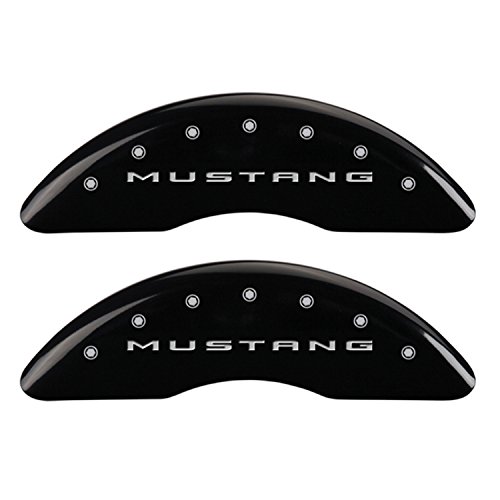 MGP Caliper Covers - Brake Caliper Covers 2015-2023 Ford Mustang - Front and Rear Set - Black
