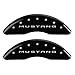 MGP Caliper Covers - Brake Caliper Covers 2015-2023 Ford Mustang - Front and Rear Set - Black