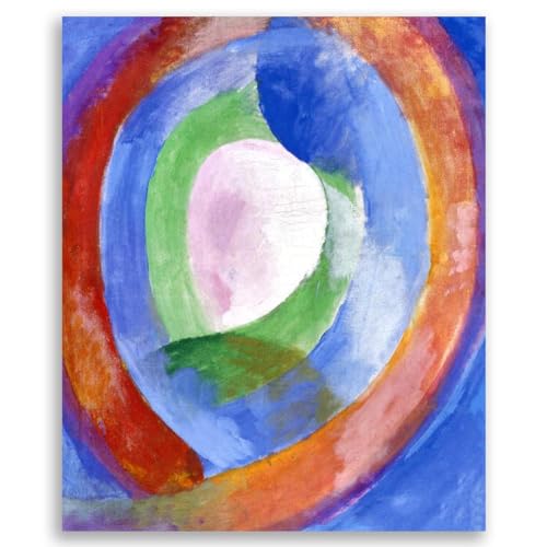 Tableau abstrait Circular Forms pour exprimer votre passion de l'art cubiste