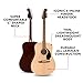 Fender California Debut Redondo Series Acoustic Guitar, Beginner Guitar, 2-Year Warranty, Natural