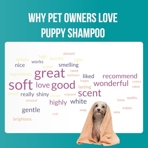 PET CARE Sciences 1 Gallon Tearless Puppy Shampoo and Conditioner - Anti Itch Dog Shampoo Sensitive Skin - Coconut Oil Oatmeal Pet Shampoo for Puppies - Thumbnail 7