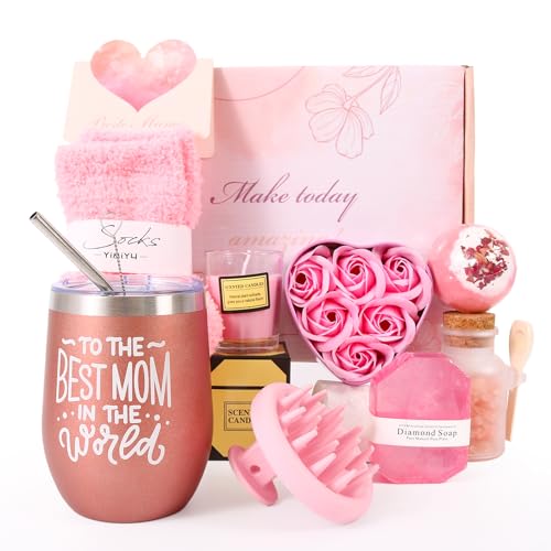 PEMIDA Birthday Gifts for Women, Friend Gifts for Women, Self Care Package Relaxation Bath Set, Personalised Birthday Hampers for Friends, Female Coworker, Sister, Mum, Her Coffee Mug