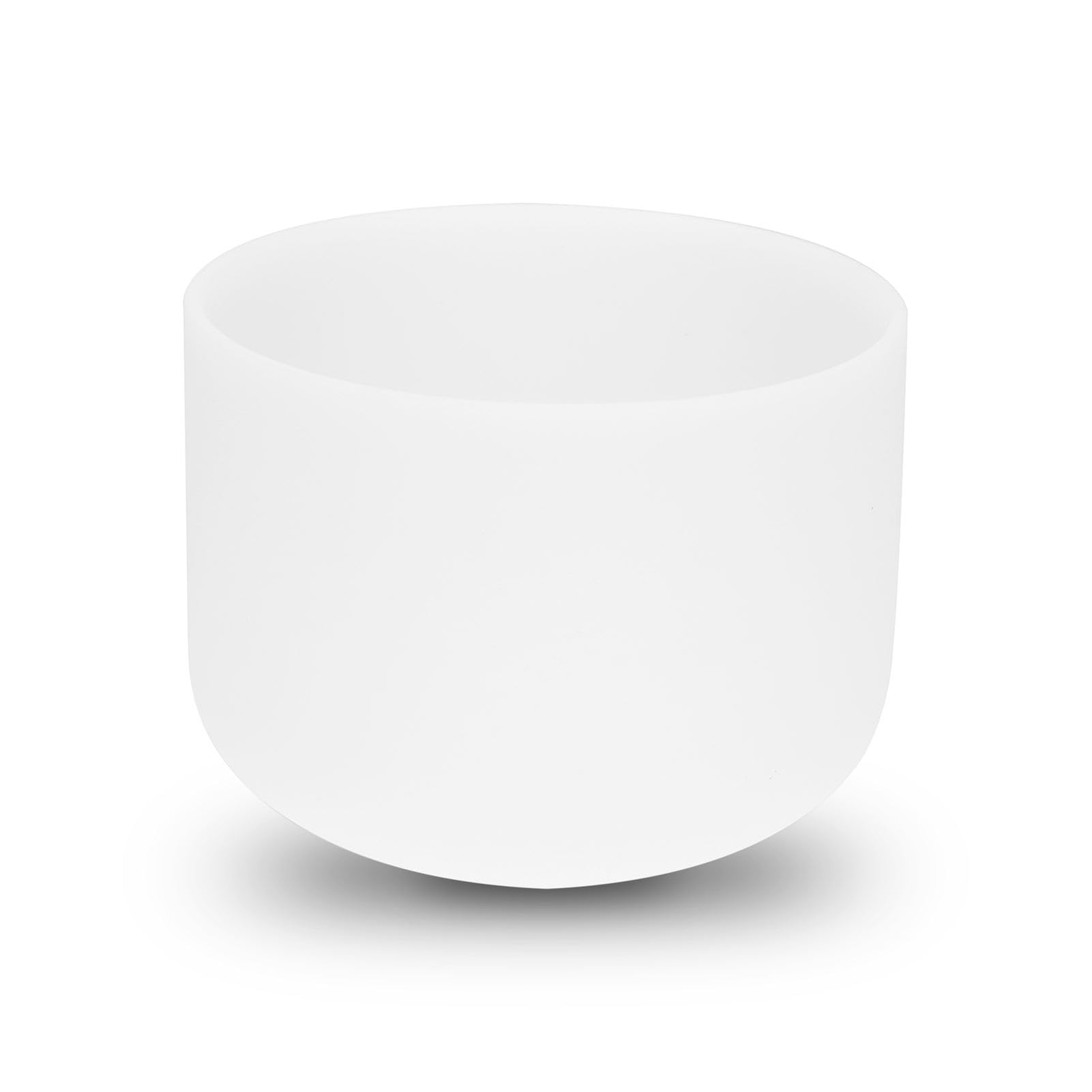 Generic Cuenco de Cristal de 440 HZ para Terapia de Meditación, Cuenco para Cantar para Yoga, Instrumento de Percusión de Cristal, Cuarzo Blanco de 8 Pulgadas (Nota C)