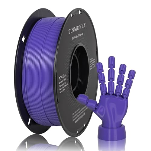 Image of TINMORRY PETG Filament 1.75, Rapid PETG-Eco 3D Printer Filament, Compatible with Most FDM 3D Printers, 1 KG 1 Spool, Vinca Blue
