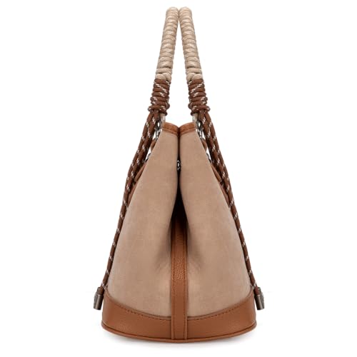 Wrangler Purses for Women Tote Bag Satchel Top Handle Shoulder Handbag Western Medium Large Designer Cute Bags for Ladies Gift Work Travel WG432-8300-1KH — view 6