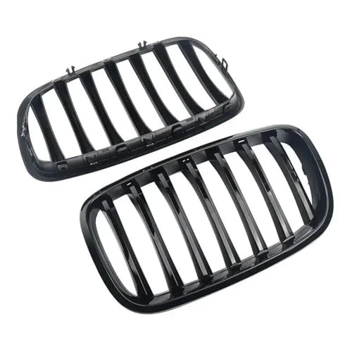 Parrillas delanteras de riñón con acabado negro brillante para modelos E70 y E71 6