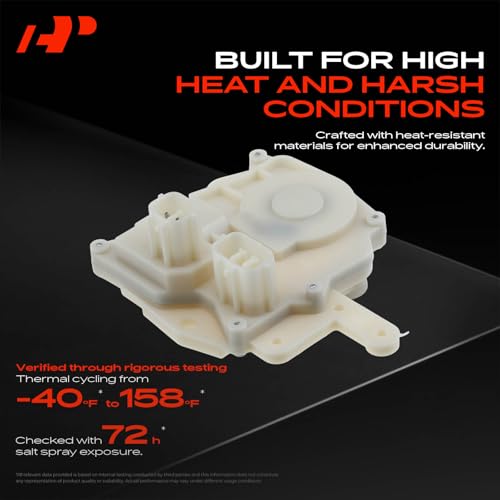 Image of A-Premium Rear Right Passenger Side Door Lock Actuator Compatible with Honda Civic 2001-2005, Accord 1998-2002