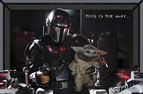 Trends International Star Wars: The Mandalorian - This is The Way, 22.375" x 34", Unframed Version