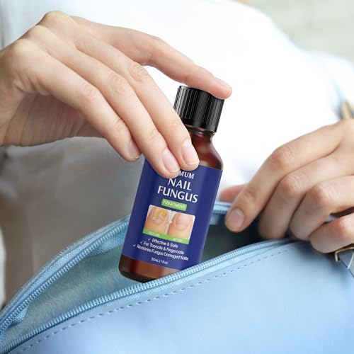 Toe finger nail fungal treatment: hongos fungal remover extra strength liquid - repair damaged nail with brush (30ml/1fl oz) - Thumbnail 7