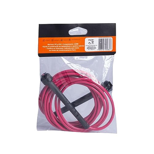 ACTE Sports Nacional, Corda de Pular Adulto Unissex, Rosa (Pink), 1.90 m