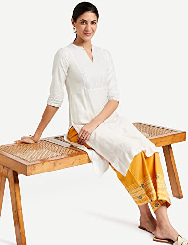 Image of Amazon Brand - Myx Women's Cotton Relaxed Palazzo (Available in Plus Sizes)