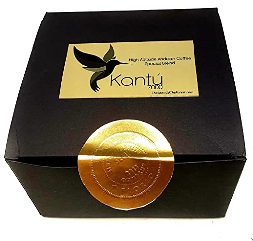 Kantu 7000 Feet High Altitude Roasted Coffee Beans Ecuadorian Andean Special Blend Pacamara, Bourbon, Java, Sidra Medium Gourmet Premium Ecuador #TOP2