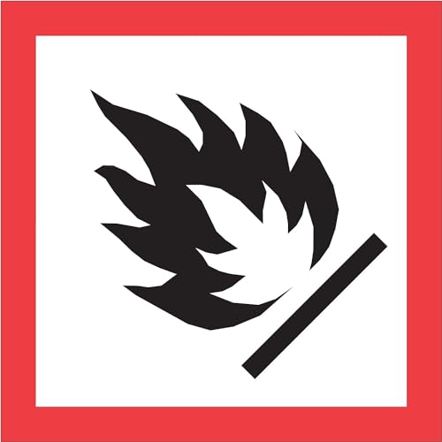 Tape Logic 1 x 1 Pictogram - Flame Labels