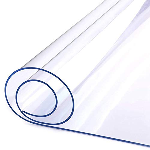 MYLW Flur Teppich Läufer Klarer Kunststoff Teppich-Schutz-Runner, Schwerlast Bodenschutz Für Hartholzböden/Bürostuhl/Eingangsbereich Teppiche - 70cm / 90cm / 110cm / 130cm Breit Cover