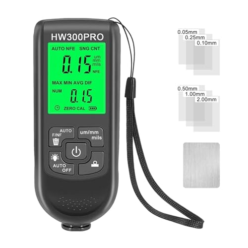 Medidor de espesor digital con pantalla retroiluminada miniatura 3