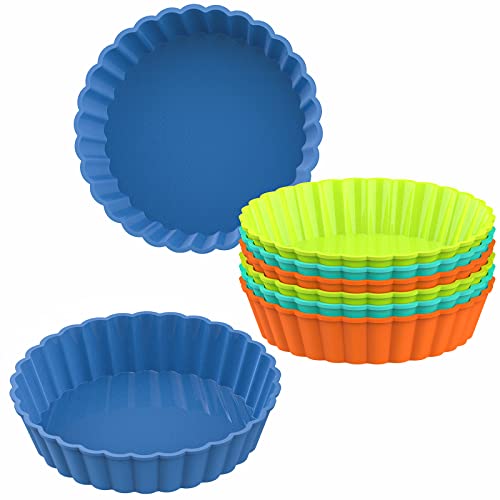 Moules à tarte en silicone 12,7 cm Webake pour réussir vos goûters et brunchs en famille