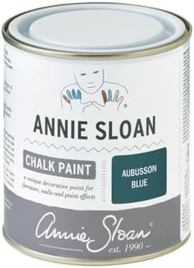 Annie Sloan Chalk Paint® (Aubusson Blue, 500 ml/16.9 Fl Oz) a uni...