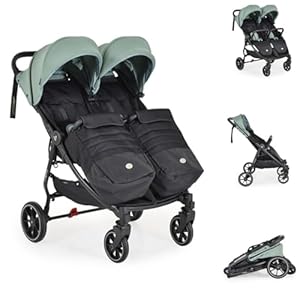 Cangaroo 2Gether Zwillingskinderwagen – Grün