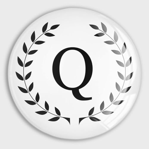 Aimants en verre avec monogramme Q finition haut de gamme - 2