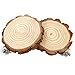 Ewook 2 Pack Round Bird Cage Perchs Sleeping Stand Playground Accessories for Parakeets Cockatiels Conures Macaws Parrots,Wood Bird Perch