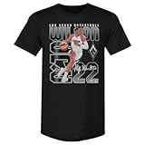 500 LEVEL A'ja Wilson Las Vegas Aces Men's Premium T-Shirt - A'Ja Wilson Las Vegas Aces Elite WHT (Tri Black, Large)