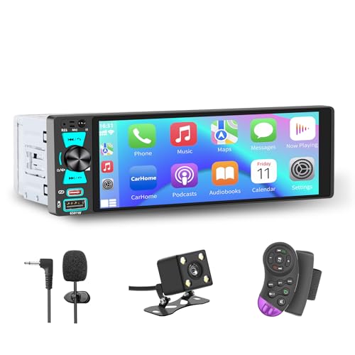 6.5" Touchscreen Single DIN Stereo