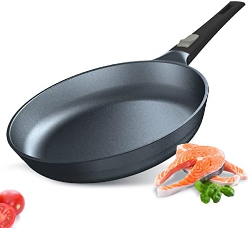 Diricho 11" Nonstick Frying Pan, 8/10/11 inch Non Stick Egg Pans Omelet Skillet with Removable Handle, Oven and Dishwasher Safe, Induction Compatible, Healthy Cooking Cookware, PFOA Free