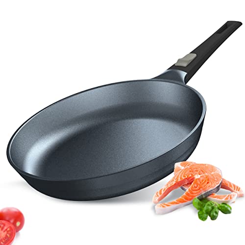 Diricho 11" Nonstick Frying Pan, 8/10/11 Inch Non Stick Egg Pans Omelet Skillet With Removable Handle, Oven And Dishwasher Safe, Induction Compatible, Healthy Cooking Cookware, Pfoa Free #TOP2