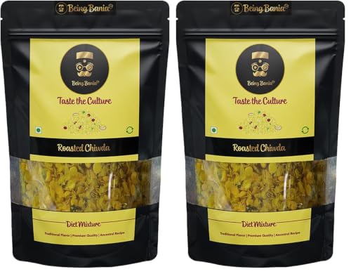 Image of Being Bania Special Chiwda | Lite Chidwa | Chivda | 150g | Diet Mixture | Famous Indian Snack | Roasted Namkeen | No preservatives | All natural and Fresh snack (Pack of 2)