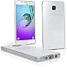 iGadgitz Transparent Clear Glossy TPU Gel Skin Case Cover for Samsung Galaxy A3 2016 SM-A310 + Screen Protector